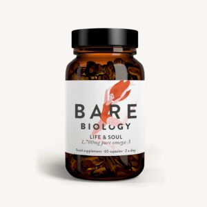 Bare Biology Life & Soul Omega 3 Fish Oil - Regular Capsules