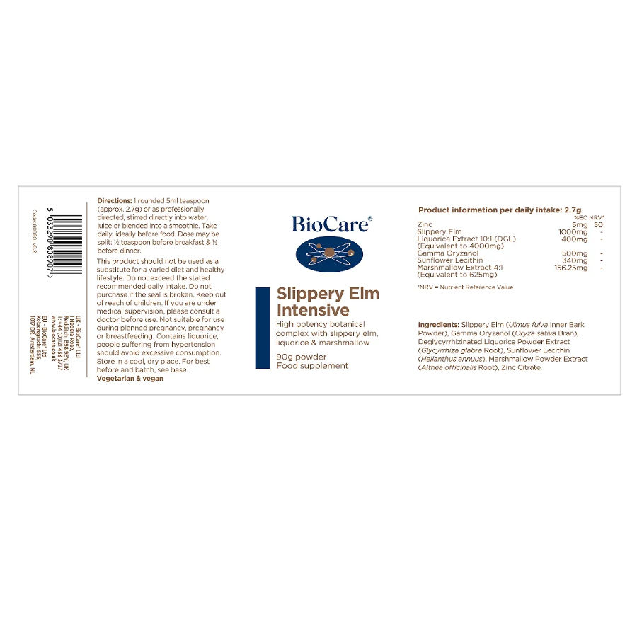 BioCare Slippery Elm Intensive 90g powder - Image 2