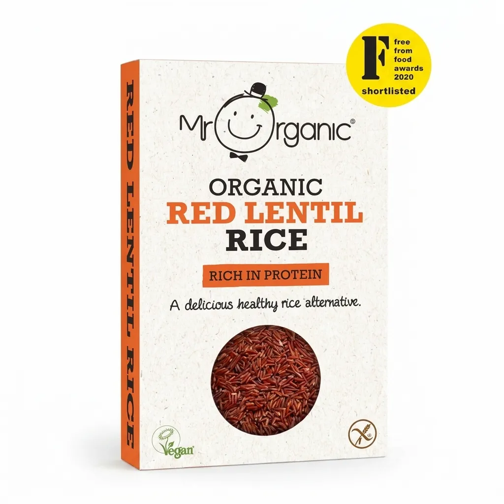 Mr Organic Red Lentil Rice Pack 10