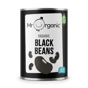 Mr Organic Black Beans tin
