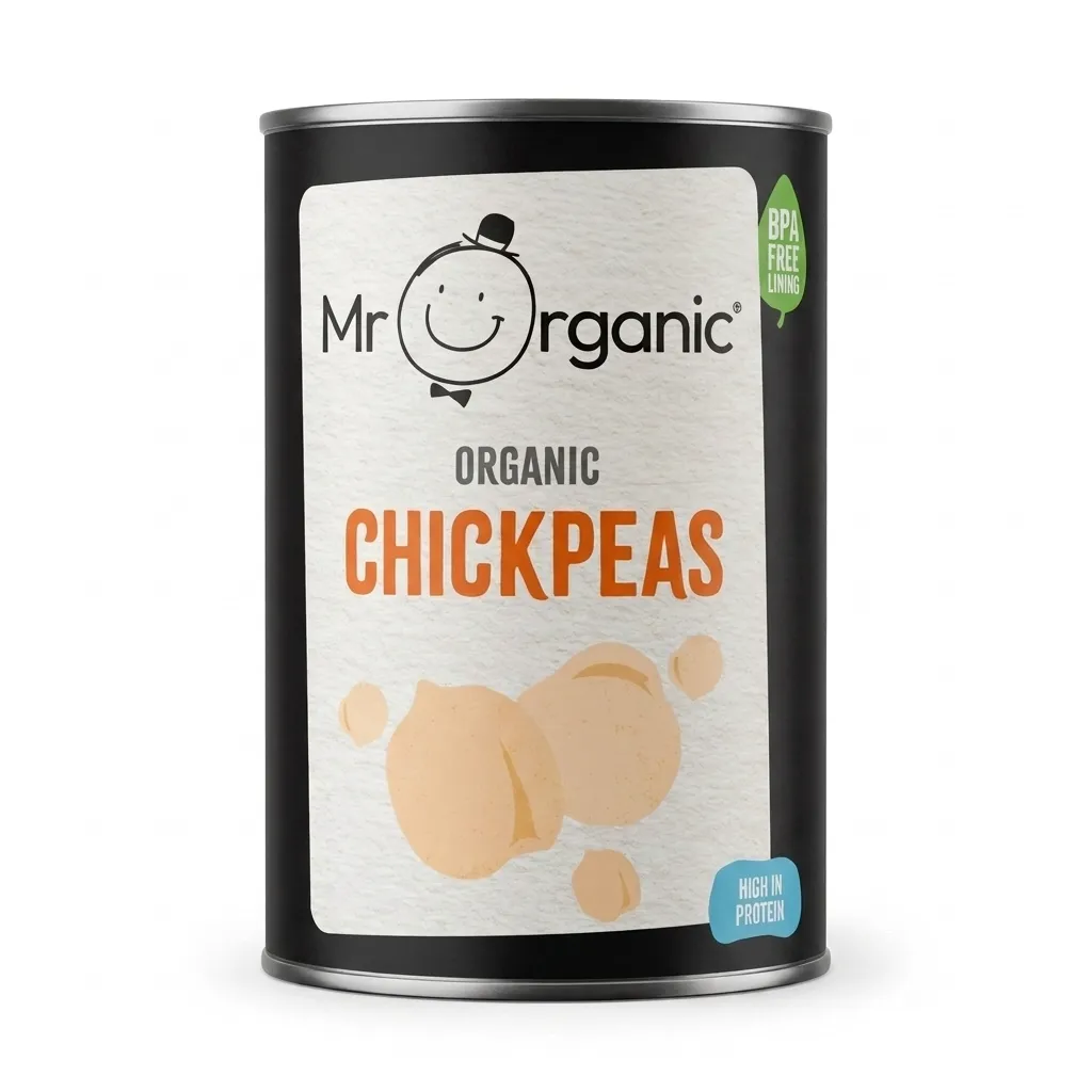 Mr Organic Chickpeas tin