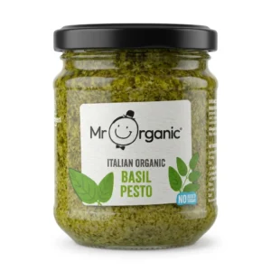 Mr Organic Dairy-Free Basil Pesto 190g Pack 10
