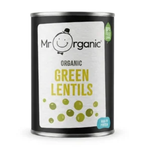 Mr Organic Green Lentils tin