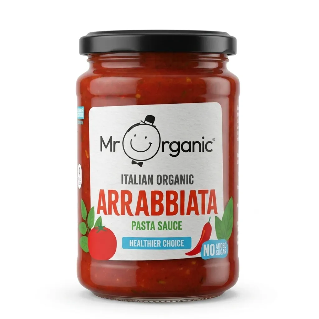 Mr Organic Healthier Choice Arrabbiata Pasta Sauce Pack 10
