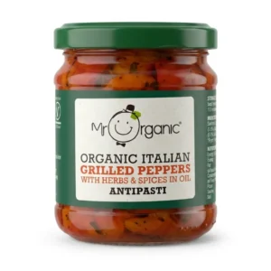 Mr Organic Italian Grilled Red Peppers Antipasti