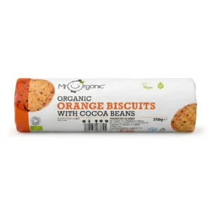 Mr Organic Orange Biscuits with Cocoa Beans