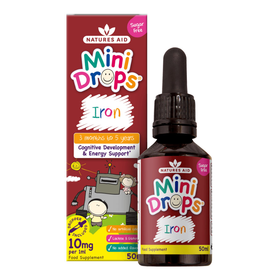 Nature's Aid Iron Mini Drops for Infants and Children - Image 2