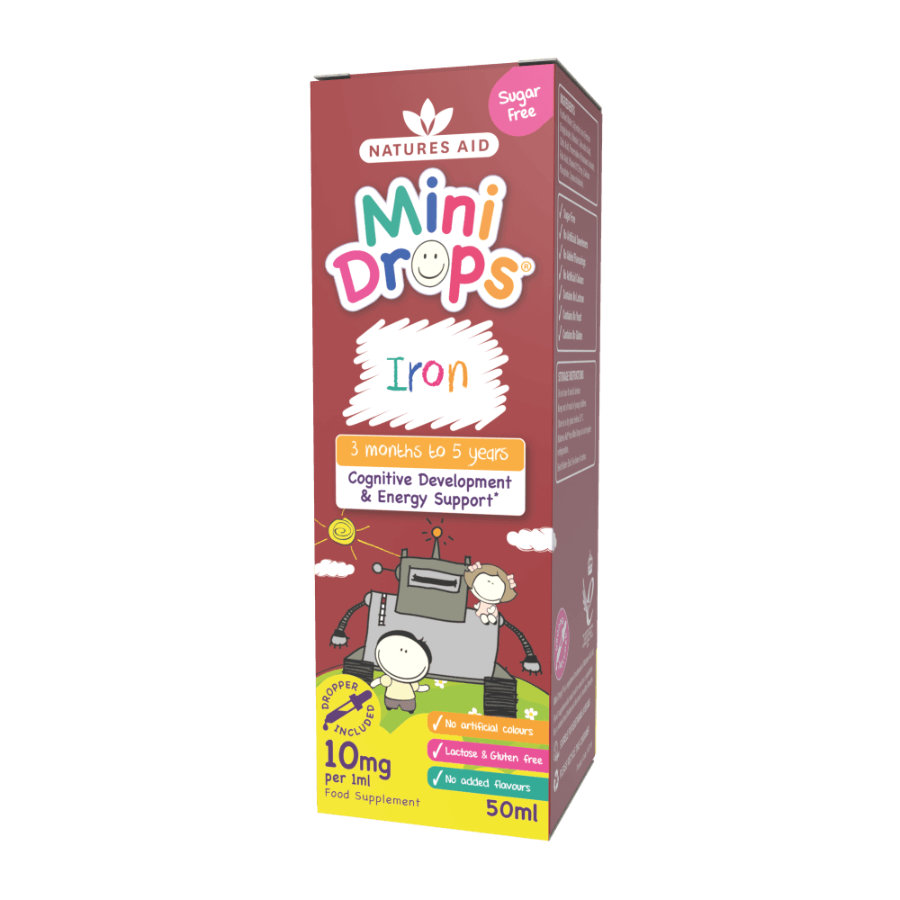 Nature's Aid Iron Mini Drops for Infants and Children