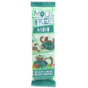 Moo Free Mini Dairy Free Organic Chocolate Bar- Minty