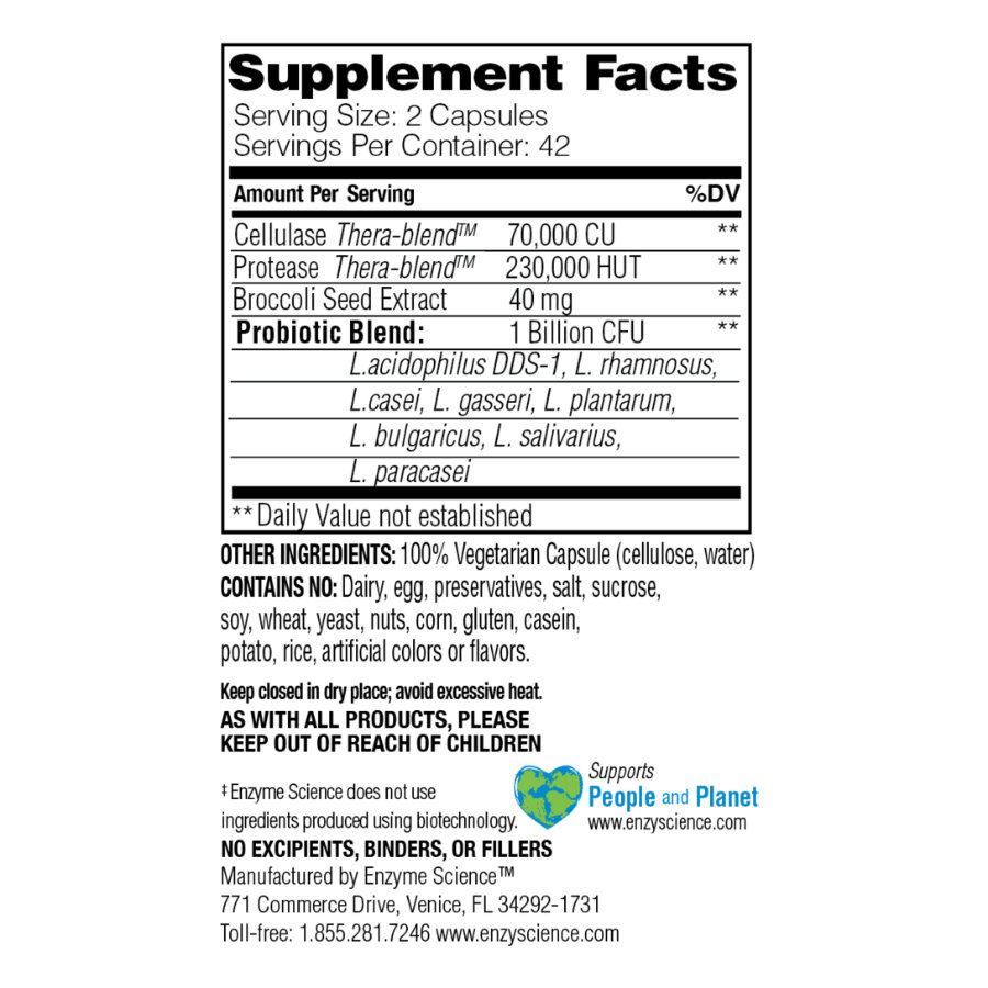 Enzyme Science CandiGold Pro - 84 Capsules - Image 2
