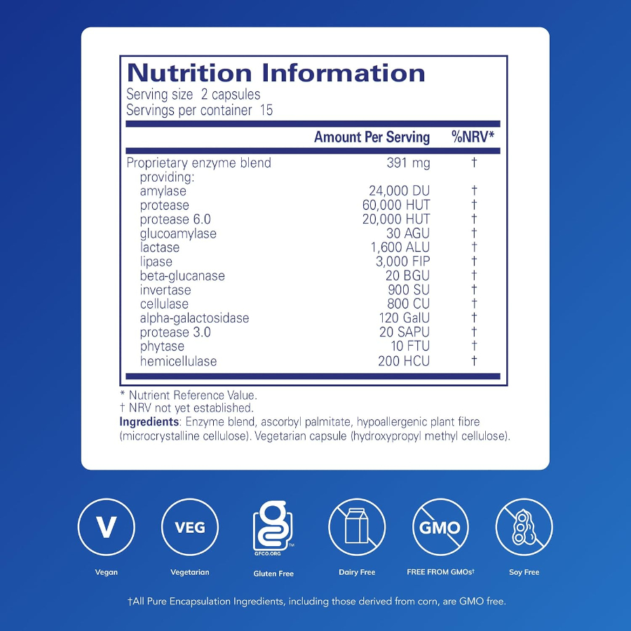 Pure Encapsulations Digestive Enzymes Ultra - Image 2