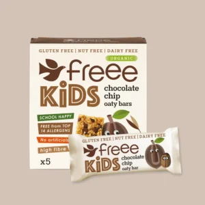 FREEE Organic Kids Chocolate Chip Flapjack Oaty Bars 5x25g