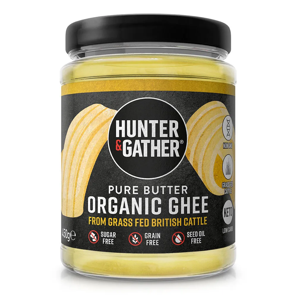 Hunter & Gather Organic British Grass-fed Ghee 450g