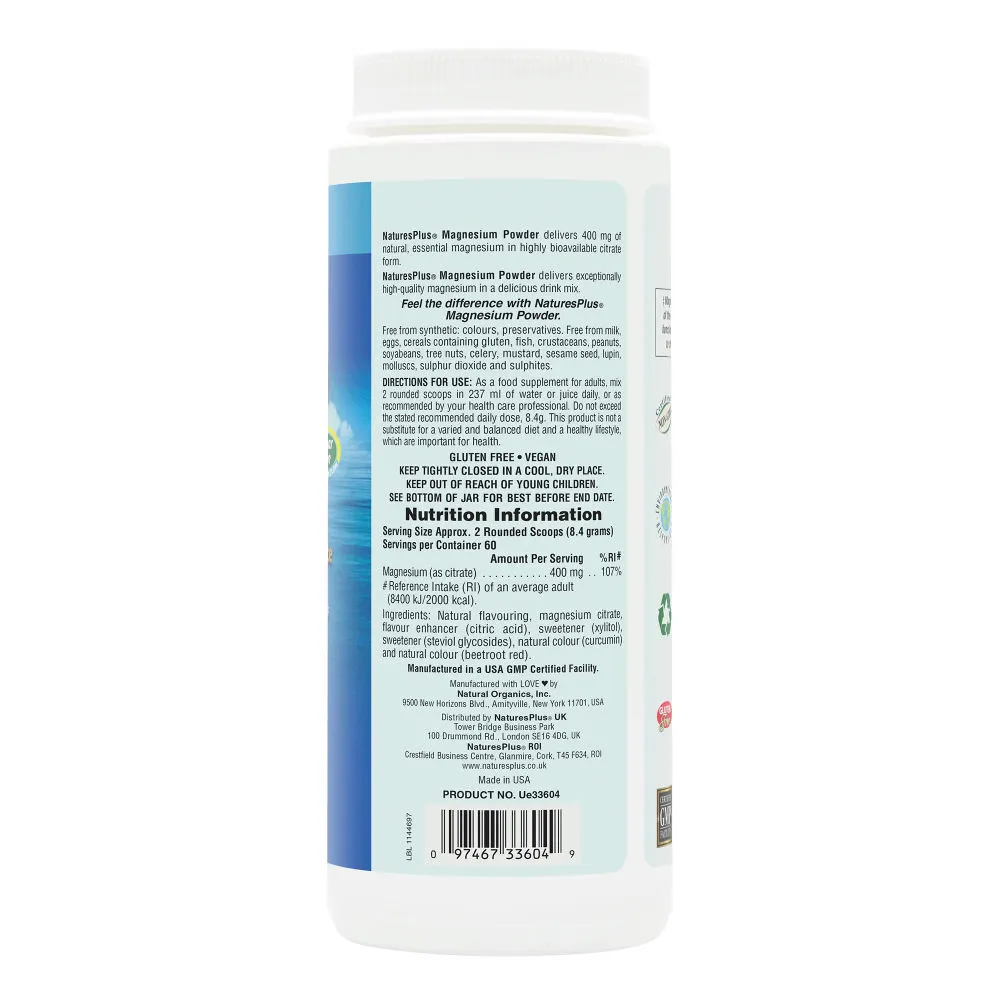 Nature's Plus Magnesium Powder - Image 2