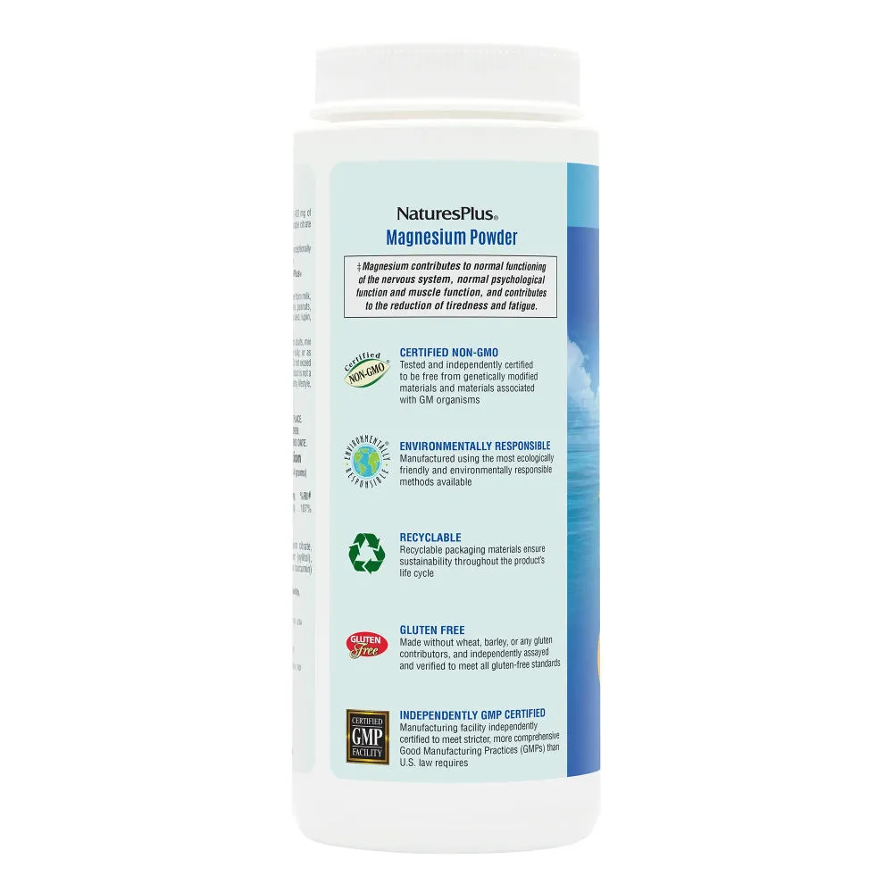 Nature's Plus Magnesium Powder - Image 3