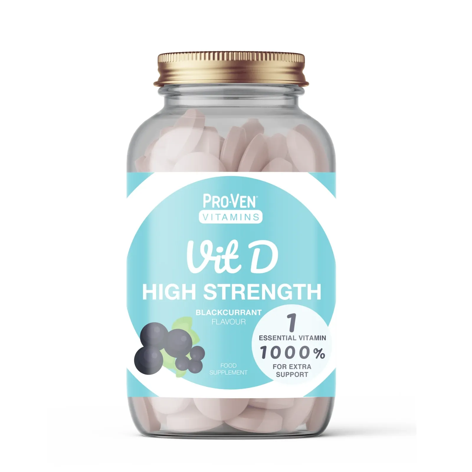 Pro-Ven High Strength Vit D Chewable Tablets Jar