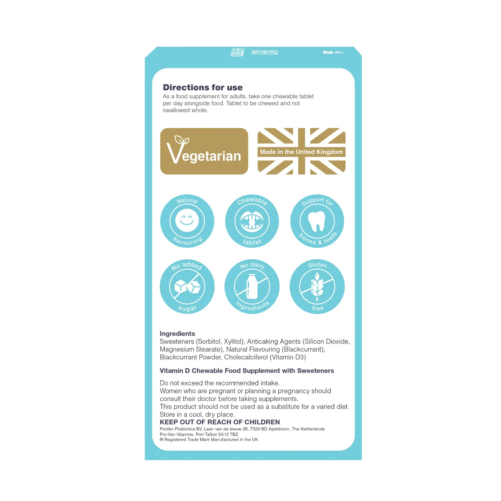 Pro-Ven High Strength Vit D Chewable Tablets side