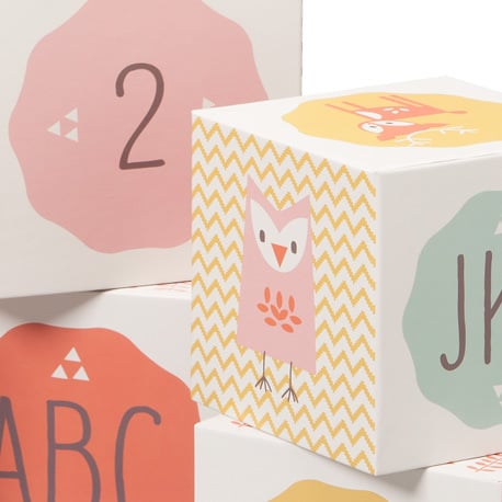 Fresk Alphabet and Numbers Baby Stacking Blocks - Image 6